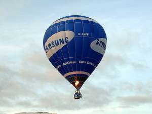 G-CBPW hot air balloon, a Lindstrand Balloons LBL 105A. Photograph by G Bann
