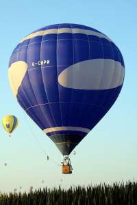 G-CBPW hot air balloon, a Lindstrand Balloons LBL 105A, added to the archive 7 September 2026. Photograph by G Bann