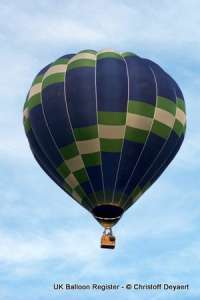 G-CBRB hot air balloon, an Ultramagic S-105. Photograph by Christoff Deyaert