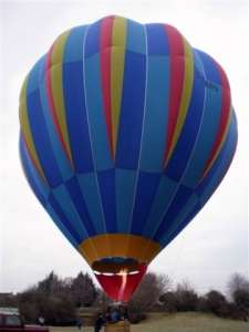 G-CBRV hot air balloon, a Cameron C-90. Photograph by Mark Stelling