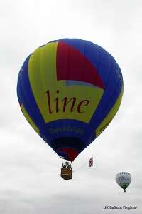 G-CBVH hot air balloon, a Lindstrand Balloons LBL 120A. Photograph by Kevin Boon