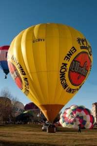 G-CBVV hot air balloon, a Cameron N-120. Photograph by Paul Dopson