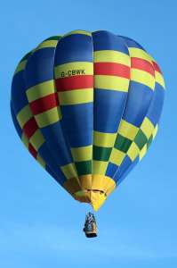 G-CBWK hot air balloon, an Ultramagic H-77, added to the archive 7 September 2026. Photograph by G Bann