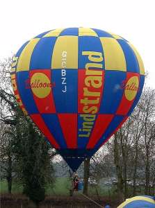 G-CBZJ hot air balloon, a Lindstrand Balloons LBL 25A Cloudhopper. Photograph by Balloon Spotters Archive