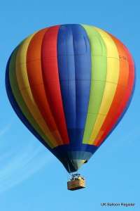 G-CBZU hot air balloon, a Lindstrand Balloons LBL 180A. Photograph by Kevin Boon