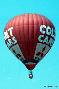 G-CCAR hot air balloon, added to the archive 27 August 2026. Photograph by Mike Clarke