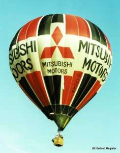 Mitsubishi Motors hot air balloon G-CCAR, a Cameron N-77, added to the archive 7 September 2026. Photograph by Mel Kirby