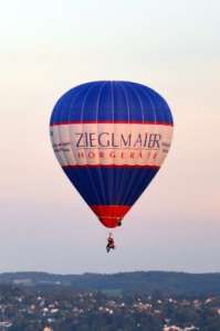 G-CCAY hot air balloon, a Cameron Z-42. Photograph by Matthias Schlegel