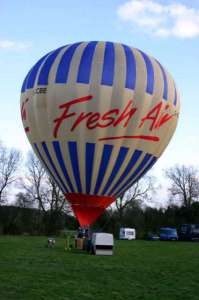 G-CCBB hot air balloon, added to the archive 27 August 2026. Photograph by Bill Teasdale