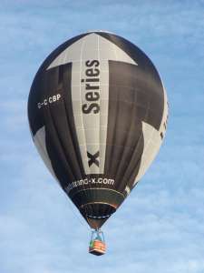 G-CCBP hot air balloon, a Lindstrand Balloons LBL 60X. Photograph by Lindstrand Balloons
