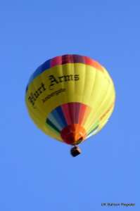 G-CCEN hot air balloon, a Cameron Z-120. Photograph by Peter Lickorish