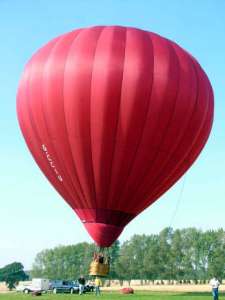 G-CCIU hot air balloon, a Cameron N-105. Photograph by Balloon Spotters Archive