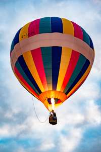 G-CCJH hot air balloon, a Lindstrand Balloons LBL 90A. Photograph by Dave