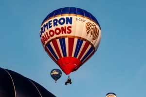 G-CCJY hot air balloon, a Cameron Z-42