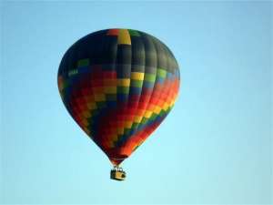 G-CCKX hot air balloon, a Lindstrand Balloons LBL 210A. Photograph by Mark Stelling