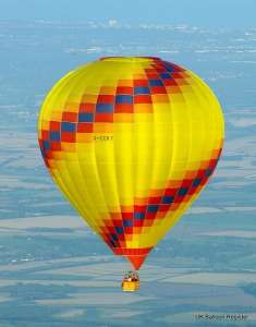 G-CCKY hot air balloon, a Lindstrand Balloons LBL 240A. Photograph by Robin A Walker