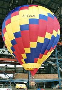 G-CCLG hot air balloon, a Lindstrand Balloons LBL 105A. Photograph by George Garcia