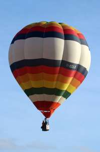 G-CCLO hot air balloon, an Ultramagic H-77. Photograph by G Bann