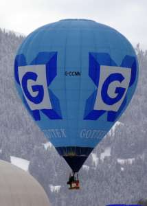 G-CCNN hot air balloon, a Cameron Z-90. Photograph by Richard Gahan