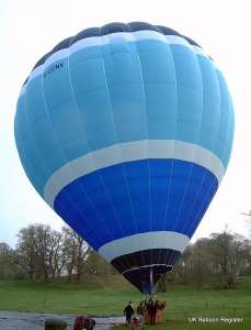 G-CCNV hot air balloon, a Cameron Z-210. Photograph by Cameron Balloons