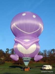 G-CCOD hot air balloon, a Cameron NUDIE-90. Photograph by Cameron Balloons