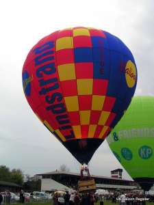 G-CCOE hot air balloon, a Lindstrand Balloons LBL 35A Cloudhopper. Photograph by K Boon