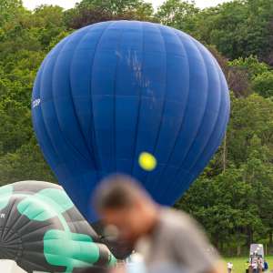 G-CCOP hot air balloon, an Ultramagic M-105, seen at Arrow, Warwickshire, United Kingdom on 30 May 2026. Photograph by Dave