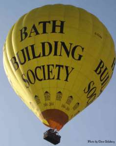 G-CCRH hot air balloon, a Cameron Z-315. Photograph by Dave Salisbury