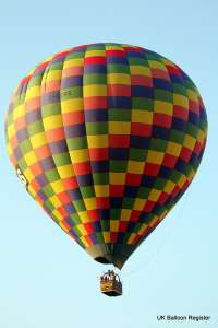 G-CCRS hot air balloon, a Lindstrand Balloons LBL 210A. Photograph by Balloon Spotters Archive