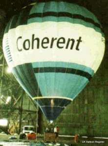 G-CCSC hot air balloon, a Cameron N-77. Photograph by Mel Kirby