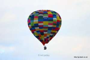 G-CCSJ hot air balloon, a Cameron A-275. Photograph by Neil Pedley