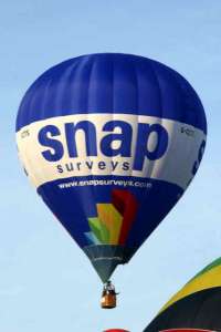 G-CCTS hot air balloon, added to the archive 27 August 2026. Photograph by Bill Teasdale