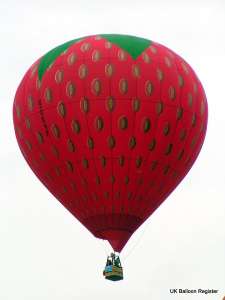 G-CCVF hot air balloon, a Lindstrand Balloons LBL 105A. Photograph by K Boon