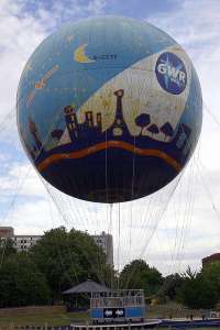 G-CCYF hot air balloon, an Aerophile 5500. Photograph by Derek Heley