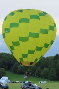 G-CCYU hot air balloon, an Ultramagic S-90. Photograph by G Bann