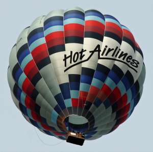 G-CCZI hot air balloon, a Cameron A-275. Photograph by Ewan Rosser