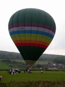 G-CDDV hot air balloon, a Cameron Z-250. Photograph by Mark Stelling