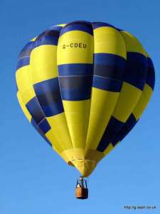 G-CDEU hot air balloon, a Lindstrand HOT AIR Balloons LBL 90B, added to the archive 7 September 2026. Photograph by Balloon Spotters Archive