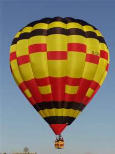 G-CDGF hot air balloon, an Ultramagic S-105. Photograph by UltraMagic Balloons