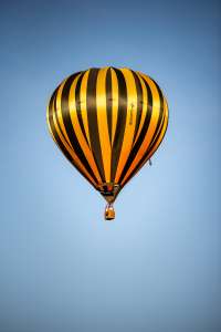 G-CDGN hot air balloon, a Cameron C-90, seen at Horningsham, Wiltshire, United Kingdom on 11 September 2026. Photograph by Dave