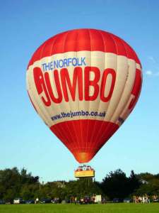 G-CDHK hot air balloon, a Lindstrand HOT AIR Balloons LBL 330A. Photograph by Paul Coman