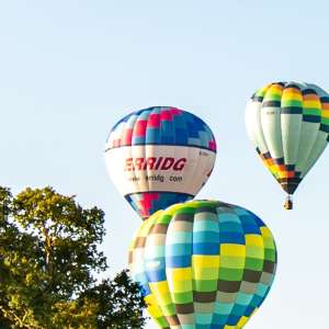 Erridge hot air balloon G-CDHY, a Cameron Z-90