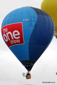 G-CDIT hot air balloon, a Cameron Z-105. Photograph by Balloon Spotters Archive