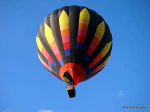 G-CDLB hot air balloon, added to the archive 27 August 2026. Photograph by Kevin Boon