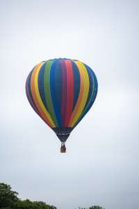 G-CDOB hot air balloon, a Cameron C-90, seen at Arrow, Warwickshire, United Kingdom on 31 May 2025. Photograph by Dave