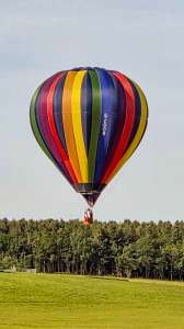 G-CDOB hot air balloon, a Cameron C-90. Photograph by Dave