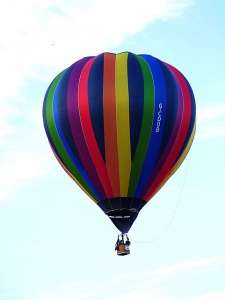 G-CDOB hot air balloon, a Cameron C-90, added to the archive 7 September 2026. Photograph by Balloon Spotters Archive