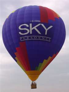 G-CDWN hot air balloon, an Ultramagic N-210. Photograph by UltraMagic Balloons