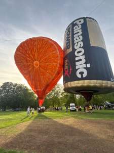 G-CDXW hot air balloon, a Cameron ORANGE-120, added to the archive 15 September 2026. Photograph by R0nN1e
