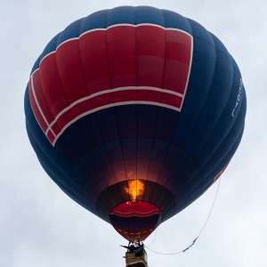 G-CDYL hot air balloon, a Lindstrand HOT AIR Balloons LBL 77A. Photograph by Dave